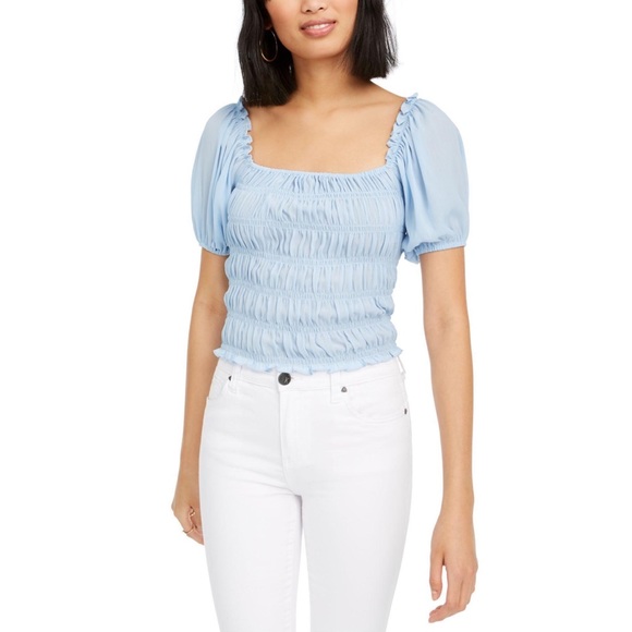 Lucy Paris Smocked Blouse - Picture 1 of 9